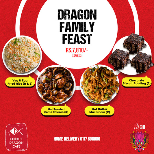 Dragon Family Feast for 3