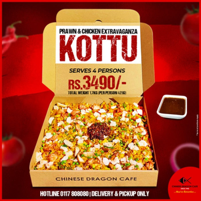 Prawn & Chicken Kottu Extravaganza