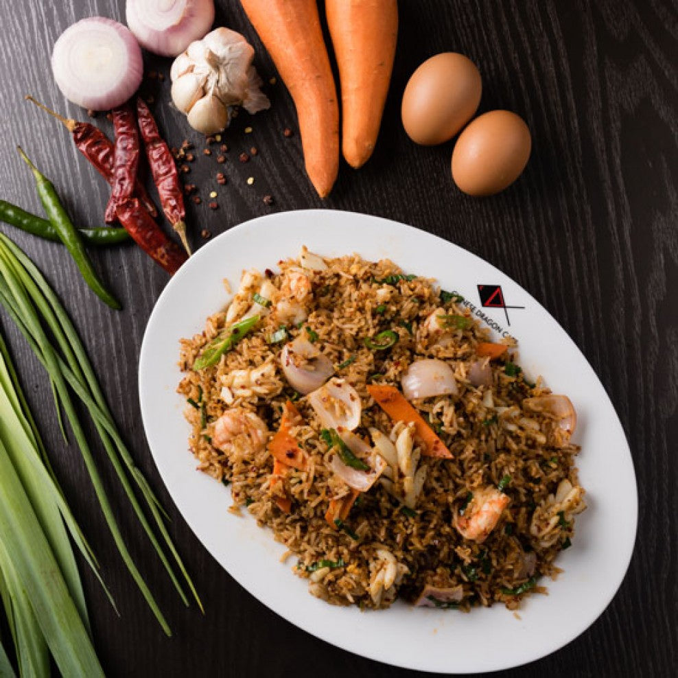 Spicy Thai Rice with Seafood