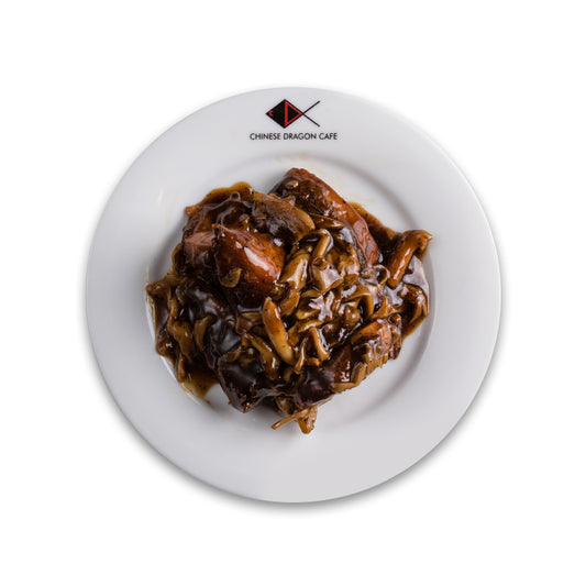 Roast Chicken in Mushroom Sauce