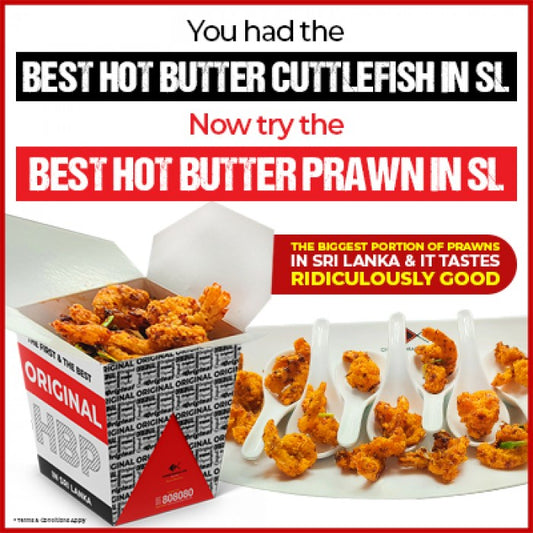 Biggest Hot Butter Prawns