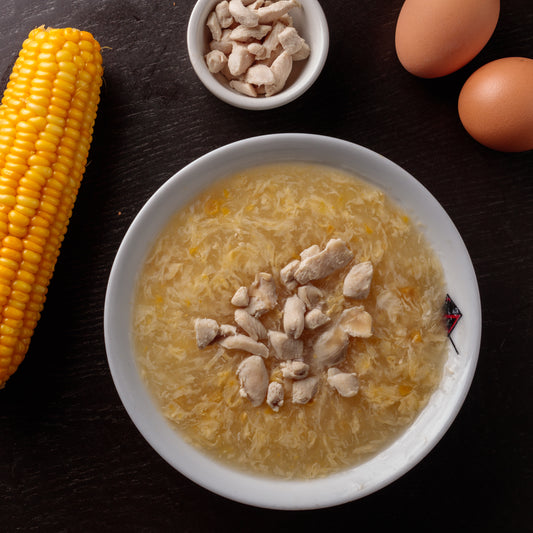 Sweet Corn Soup with Chicken & Egg