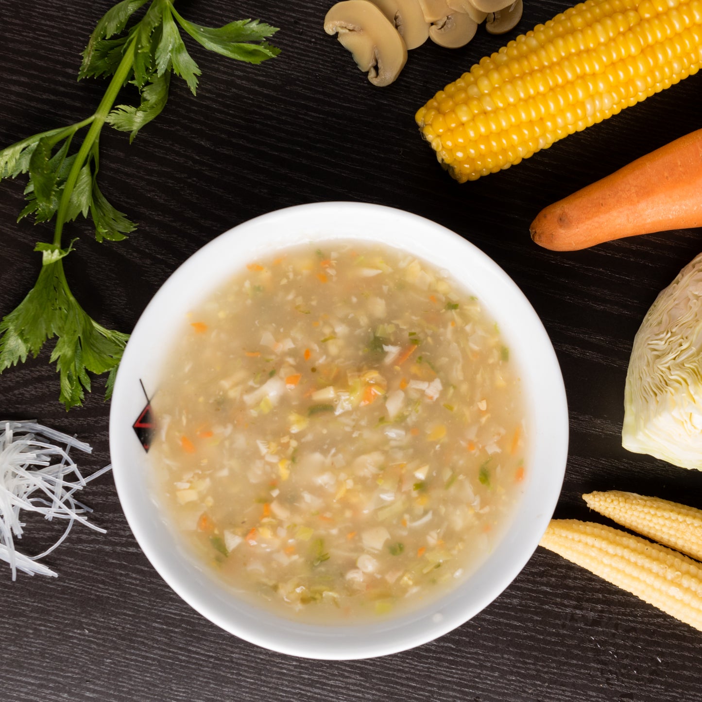 Sweet Corn Soup with Vegetables